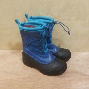 North Face Shellista II Shorty Boot Black/ Bluish Green Women's / Girls size 4.5